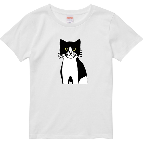 ハチワレちゃん ハイクオリティーTシャツ（ガールズ）