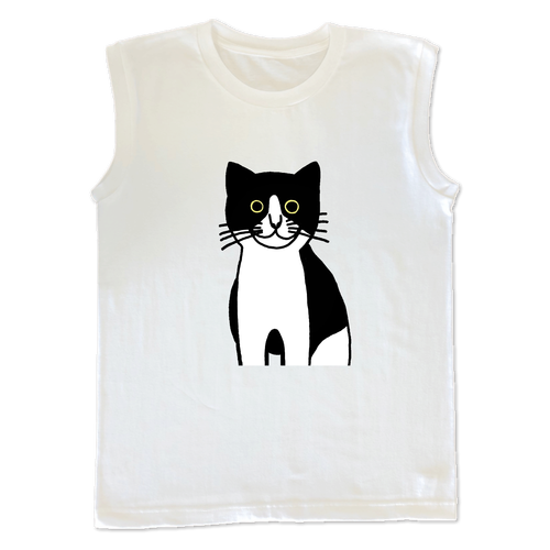 ハチワレちゃん ウィメンズ ノースリーブ Ｔシャツ