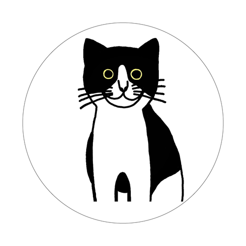 ハチワレちゃん クリアバッジ