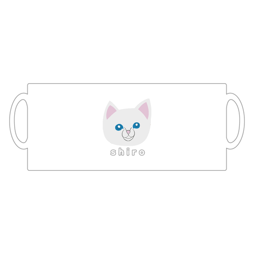 しろねこちゃん スーパーホワイトマグカップ