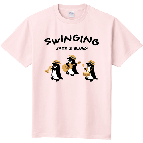 アデリーペンギンくんのジャズブルースセッション 定番Ｔシャツ