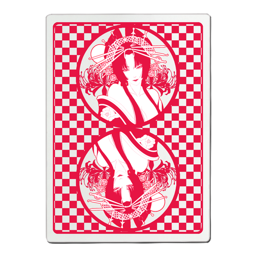 花魁トランプ 下敷きB5 (透明) 下敷きB5 (透明)