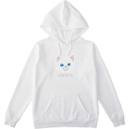 しろねこちゃん スタンダードプルパーカー