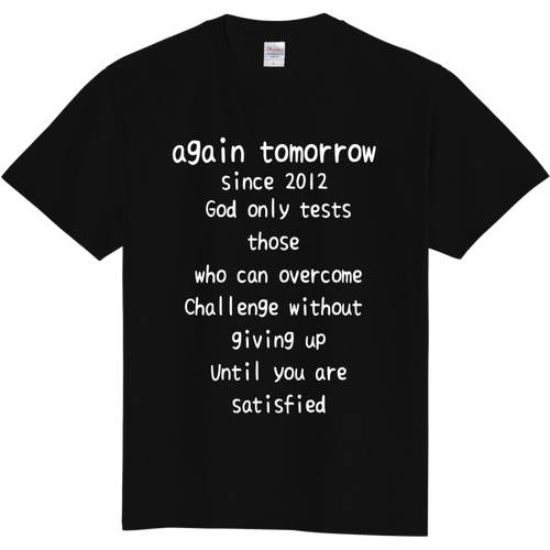 againtomorrow 元祖ロゴTシャツ 定番Ｔシャツ