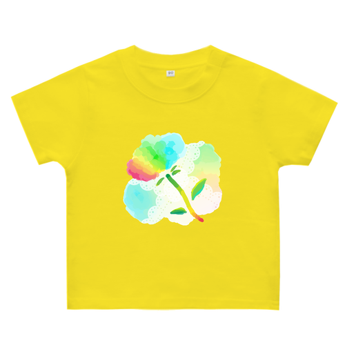カラフルな花 ヘビーウェイトベビーＴシャツ