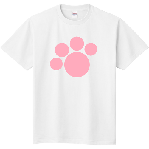肉球  ピンク 定番Ｔシャツ 定番Ｔシャツ