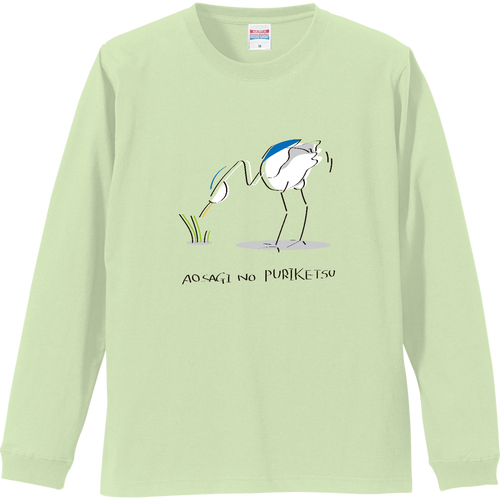 AOSAGI NO PURIKETSU リブ付 ロングスリーブＴシャツ