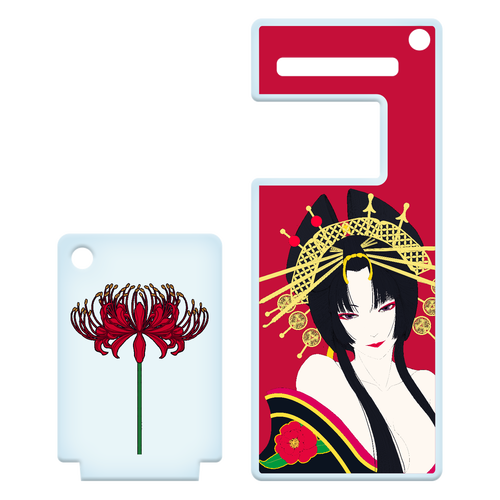 花魁 アクリル スマホ スタンド キーホルダー アクリルスマホスタンドキーホルダー
