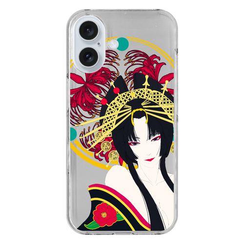 花魁 iPhone16 (透明)(ハードケース) iPhoneクリアケース｜クロ - オリ
