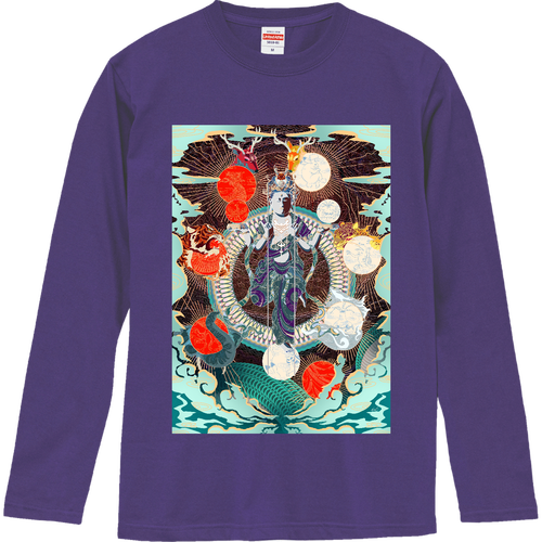 尊星王 フロントプリントロングスリーブTシャツの商品購入ページ