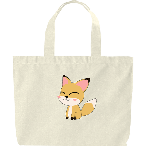 きつねさん ヘヴィーキャンバス トートバッグ（大） ヘヴィーキャンバス トートバッグ（大）