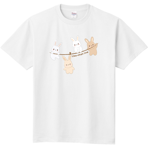 Usa-chan line 定番Ｔシャツ