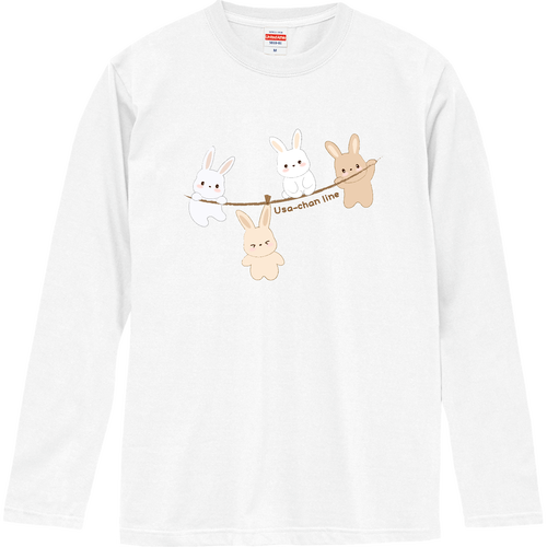 Usa-chan line ロングスリーブTシャツ