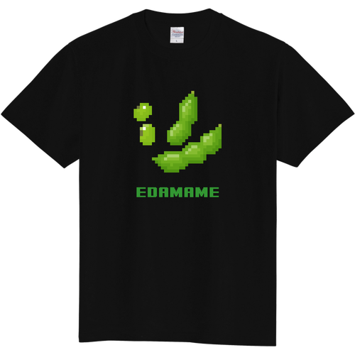 枝豆ピクセルアート 定番Ｔシャツ