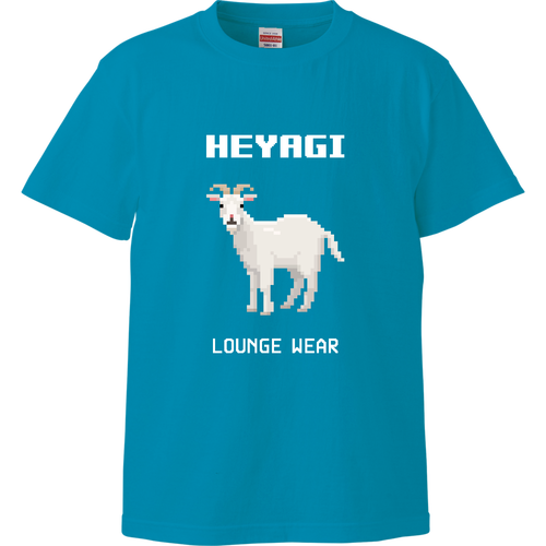 HEYAGI (部屋着) ピクセルアート ハイクオリティーTシャツ