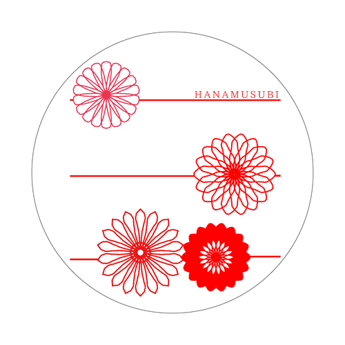 花結び クリアバッジ