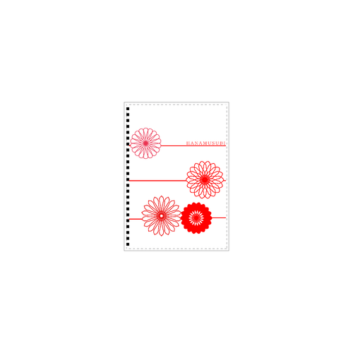 花結び A5ノート