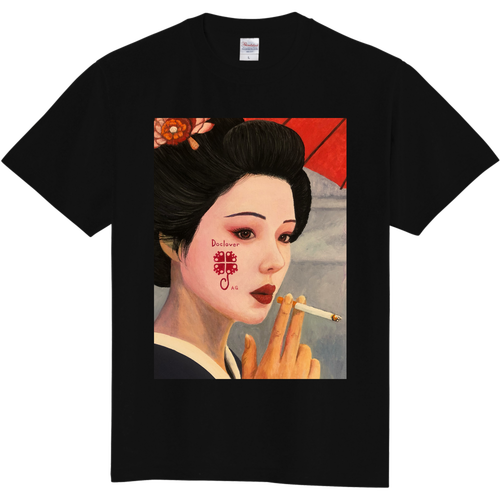 Doclover タバコを吸う女　 定番Ｔシャツ