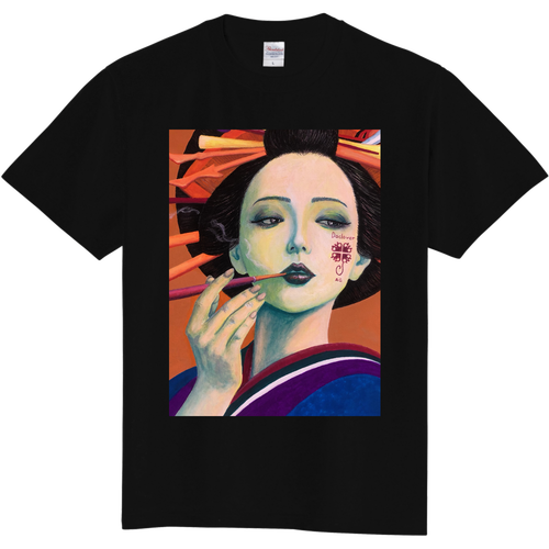 Doclover タバコを吸う女　 定番Ｔシャツ