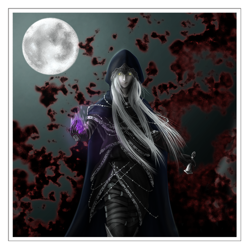 魔法使い☆「オリジナルイラスト絵画原画」 魔法使い パネル｜クロ - オリラボマーケット