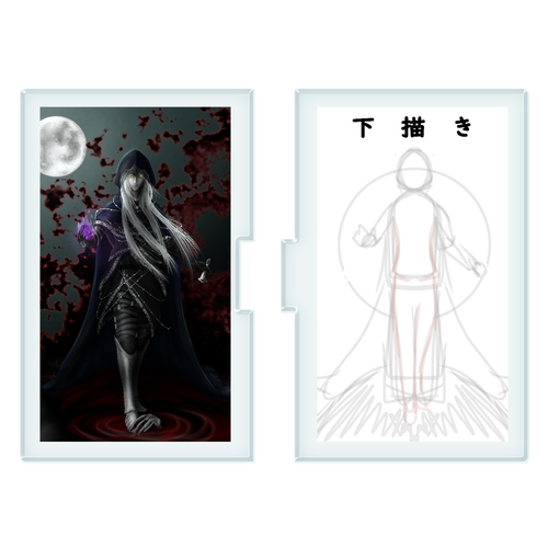 魔法使いの下描き アクリルフォトパネル(長方形) アクリルフォトパネル(長方形)