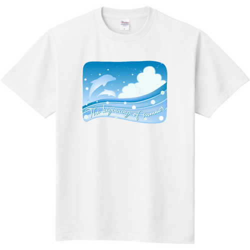 The beginning of summer（夏の始まり） 定番Ｔシャツ