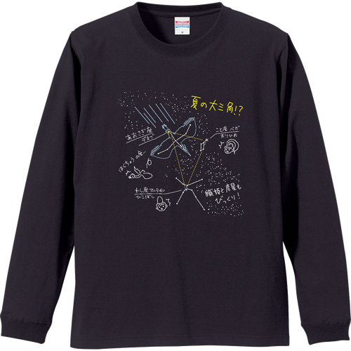 夏の大三角！？ リブ付 ロングスリーブＴシャツ