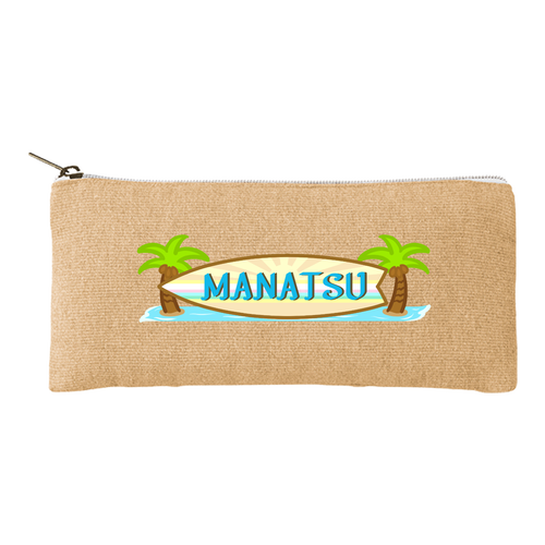 MANATSU(真夏)のサーフボード シャンブリックキャンバスフラットポーチ ロング