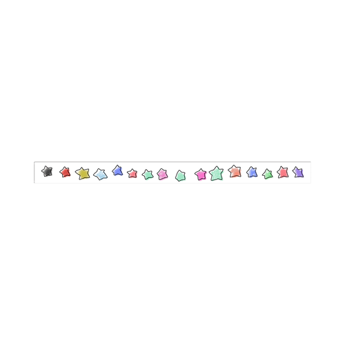 星屑のマスキングテープ 15mmマスキングテープ
