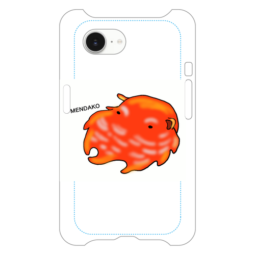 メンダコ　深海魚をモチーフにしたデザイン iPhone16e/17e