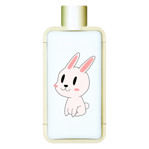 うさぎさん フレームスクエアボトル