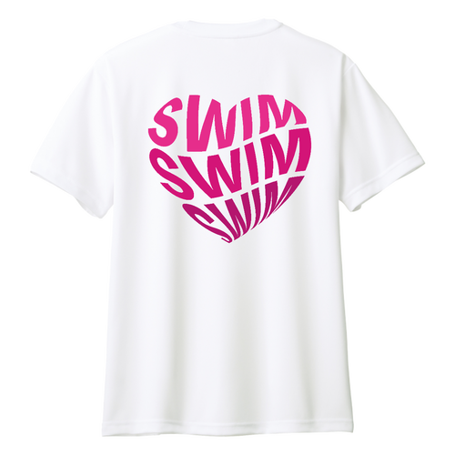 SWIM♥（P）背面プリント ドライＴシャツ