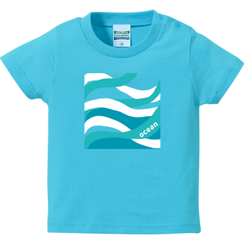 オーシャン ハイクオリティーベビーTシャツ