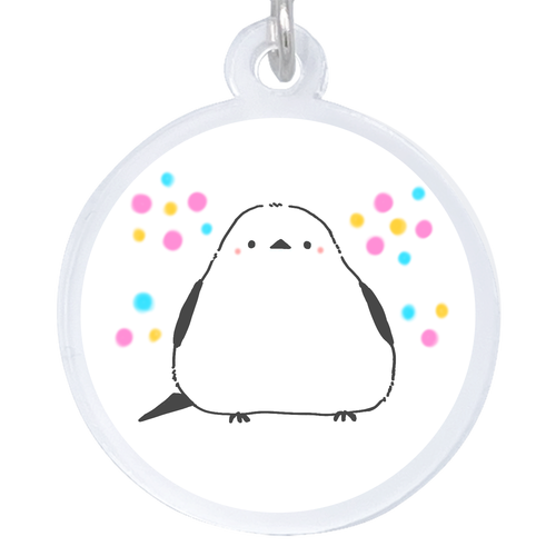 シマエナガ アクリルアンブレラマーカー(丸型4cm)