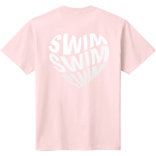 SWIM♥（白）背面プリント 定番Ｔシャツ