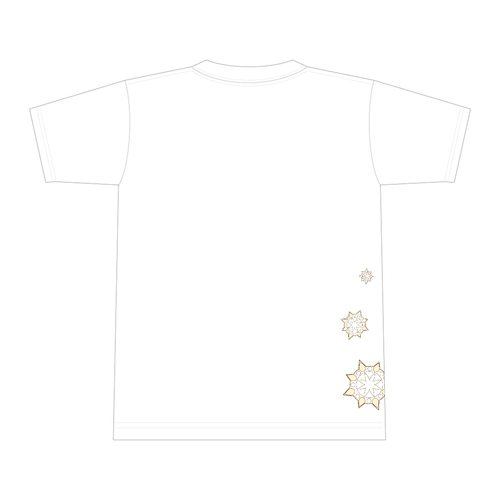 背陽紋 全面インクジェットTシャツ(M)