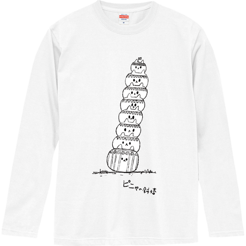 ピニャの斜塔 ロングスリーブTシャツ