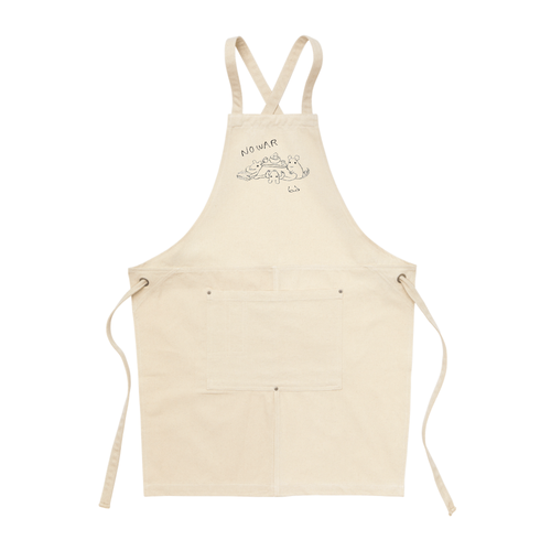 NOWARねずみ ウォッシュキャンバスエプロン