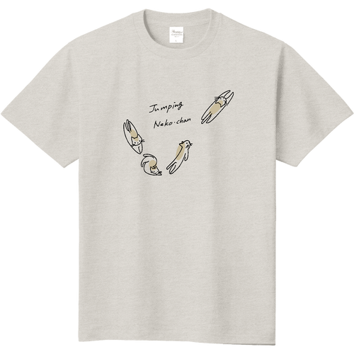 ｼﾞｬﾝﾋﾟﾝｸﾞﾈｺﾁｬﾝ 定番Ｔシャツ