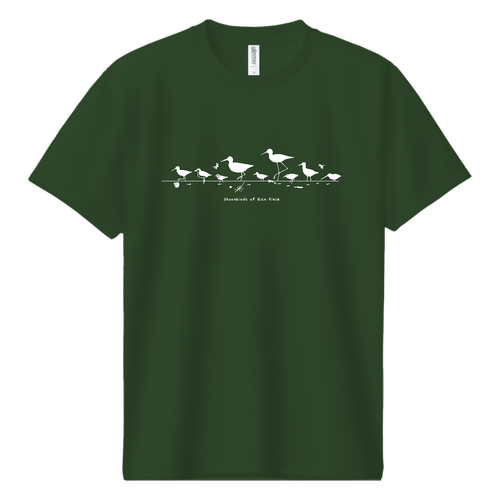 田んぼのシギ・チドリ類　Shorebirds of Rice Field ドライＴシャツ