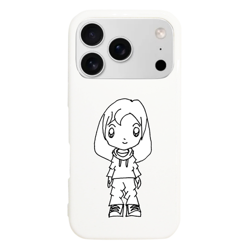 落書きカナちゃんiPhone17 Proスマホケース iPhone17 Pro (ハードケース)