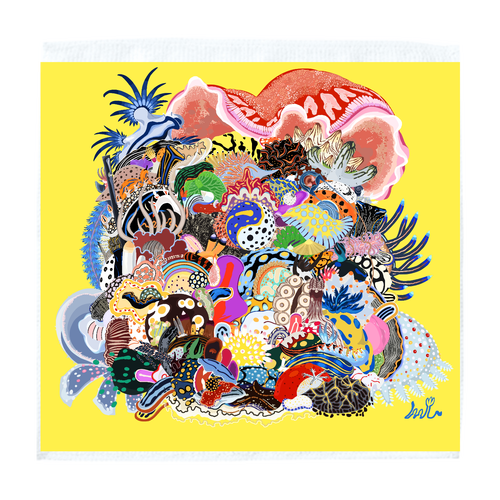 SEA SLUG〜海彩万華鏡〜 ソフトタッチミニタオル