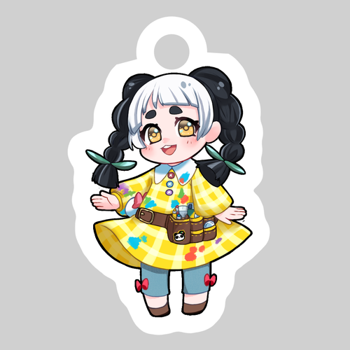 熊猫 はづき　ミニキャラ　アンブレラマーカー ダイカットアクリルアンブレラマーカー(4cm)