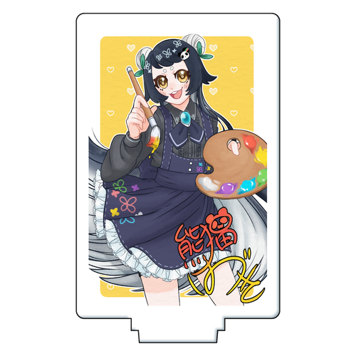 熊猫はづき　新ビジュアルイラスト　アクリルフィギュア① アクリルフィギュア長方形(50×75mm)