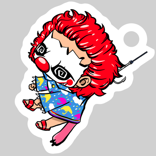 ぶら下げLEMONed アンブレラマーカー ダイカットアクリルアンブレラマーカー(4cm)