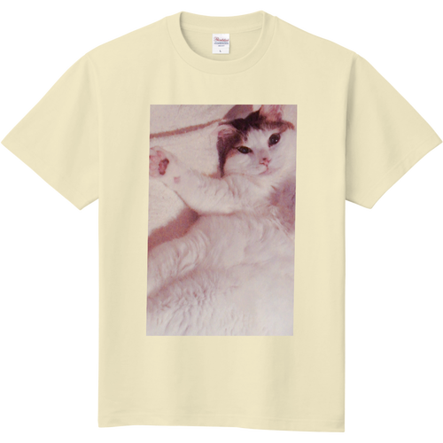 謎の生命体と遭遇した猫 ♡♥ たまちゃん 定番Ｔシャツ