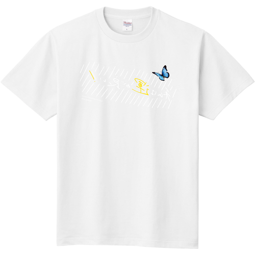 「私は運が良い！」定番形状T 定番Ｔシャツ
