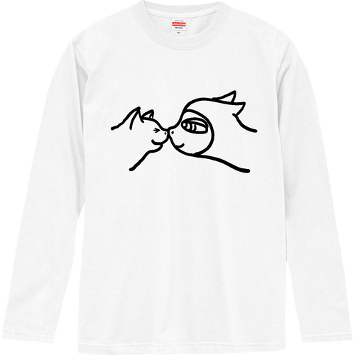 鼻チュー ロングスリーブTシャツ