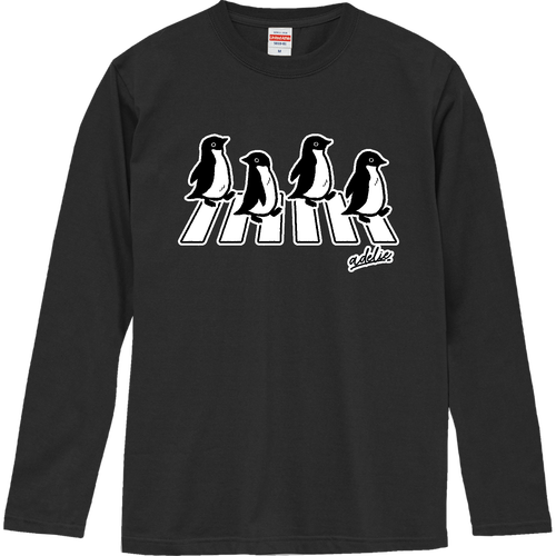 Adelie Road アデリーロード アデリーペンギン（タイトル文字無し） ロングスリーブTシャツ