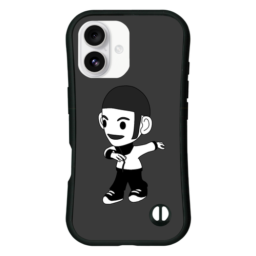 3DCG版ダンくんのiPhone16 耐衝撃吸収グリップケース iPhone16 耐衝撃吸収グリップケース